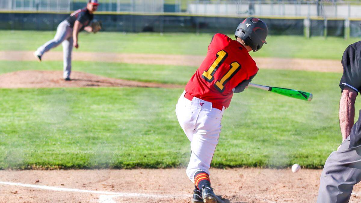 Nate Markham was among the nine Coast Union High School players fielded against several junior varsity teams from around the county last week.