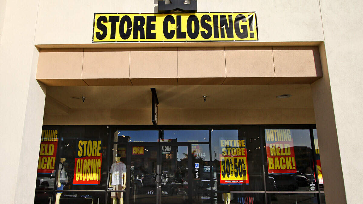 The DC Shoes store at the Pismo Beach Premium Outlets is closing.
