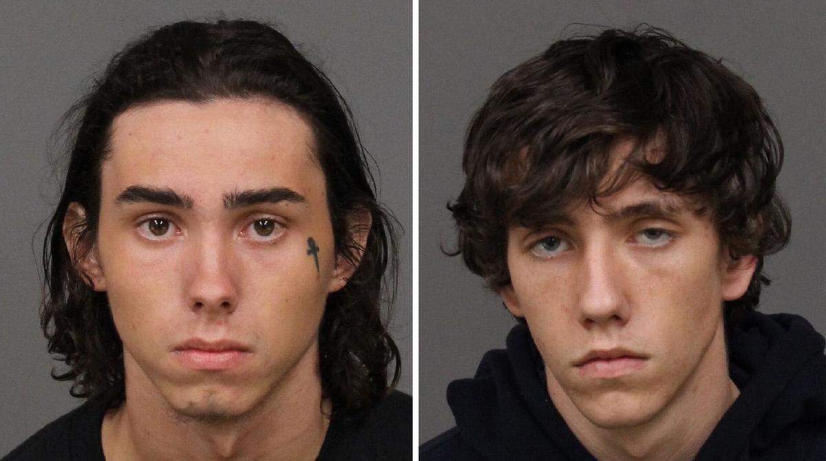 Kai Ribeira, 18, of Paso Robles, and Calvin Latorella, 18, of Los Osos, were arrested for allegedly committing multiple burglaries in Los Osos, California, according to the San Luis Obispo County Sheriff’s Office.