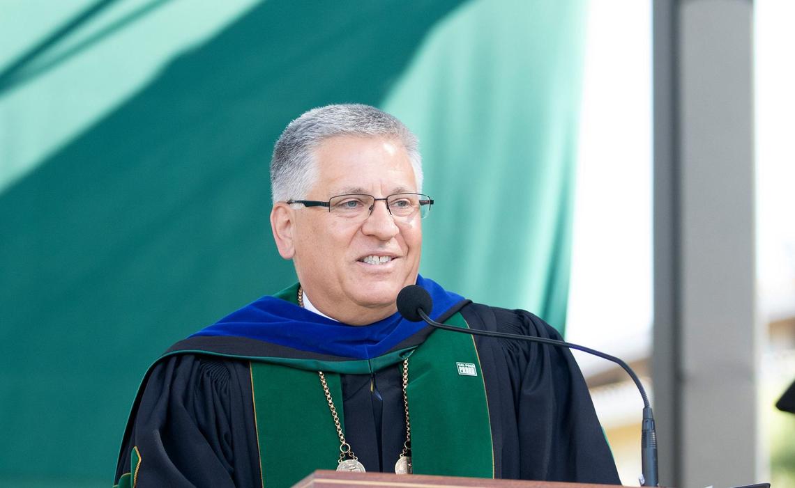 Cal Poly kicked off graduation weekend with three ceremonies on June 15, 2024. The university expects to celebrate more than 6,300 graduates throughout the weekend. Cal Poly State University president, Dr. Jeffrey Armstrong, congratulates all the students.