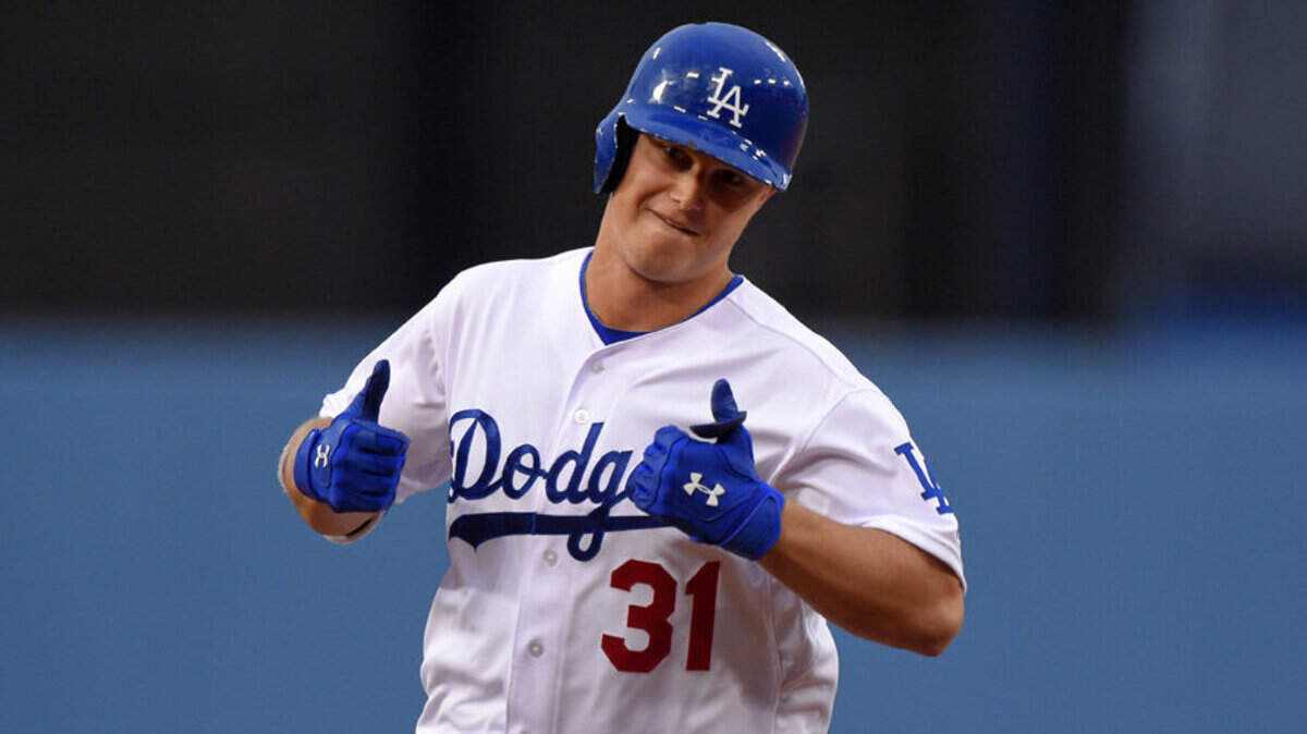 Los Angeles' Joc Pederson entered Thursday's game second in the National League in home runs with 17, one behind Washington's Bryce Harper.
