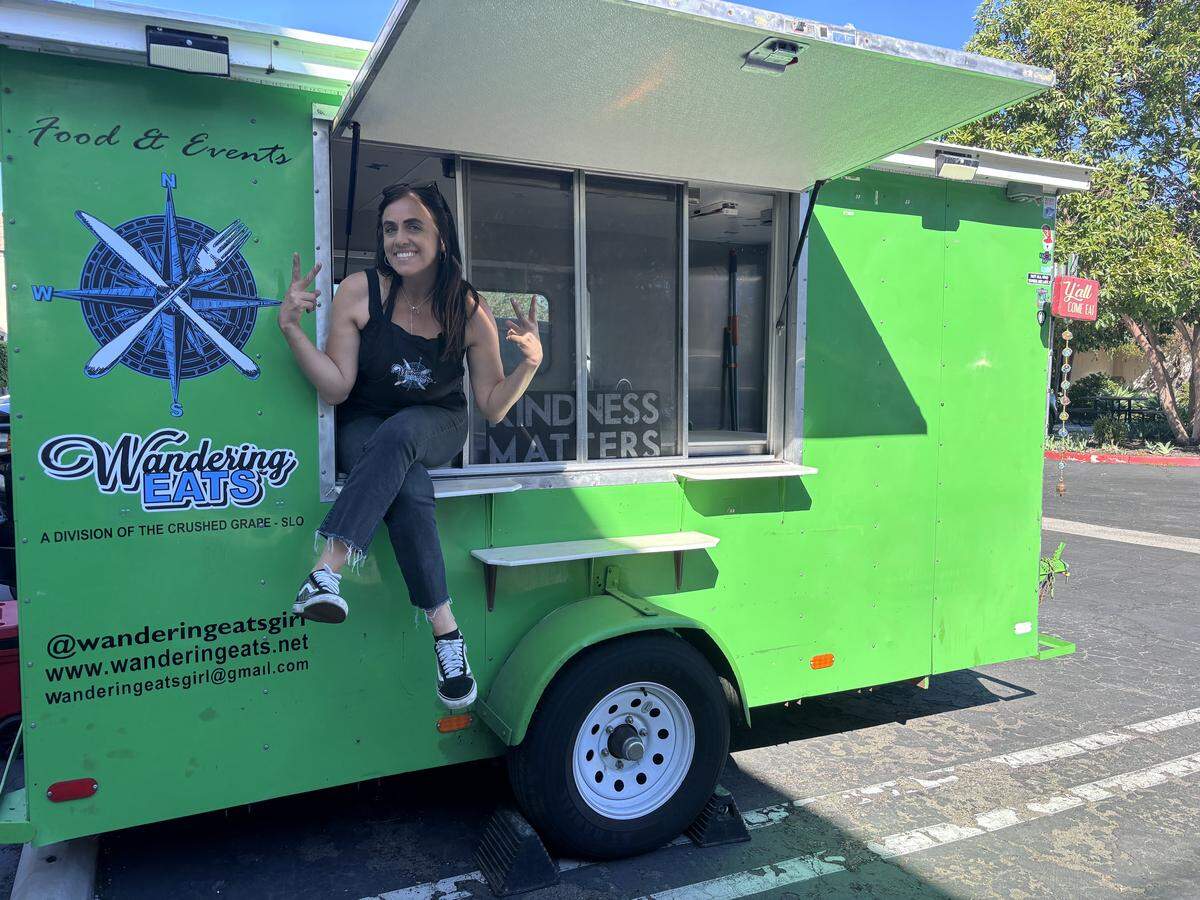 Wandering Eats first started as a cone-shaped idea by Brittany Gonyer, and evolved to sell wraps and “feel-good” food.