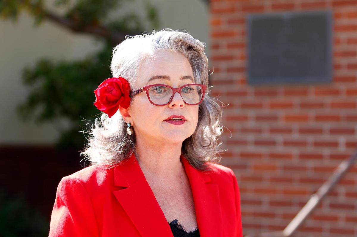 Heidi Harmon announced at a news conference on Thursday, Aug. 26, 2021, that she would step down as mayor of San Luis Obispo.