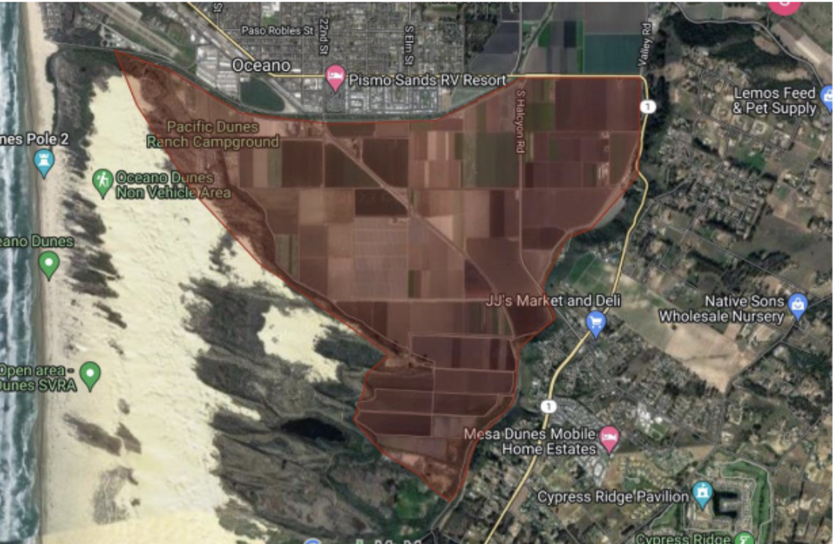 Oceano residents living south of the Arroyo Grande Creek Channel for one mile and west of Highway 1 are ordered to evacuate and seek higher ground before 8 p.m. Thursday, March 9, 2023, the San Luis Obispo County Office of Emergency Services said.