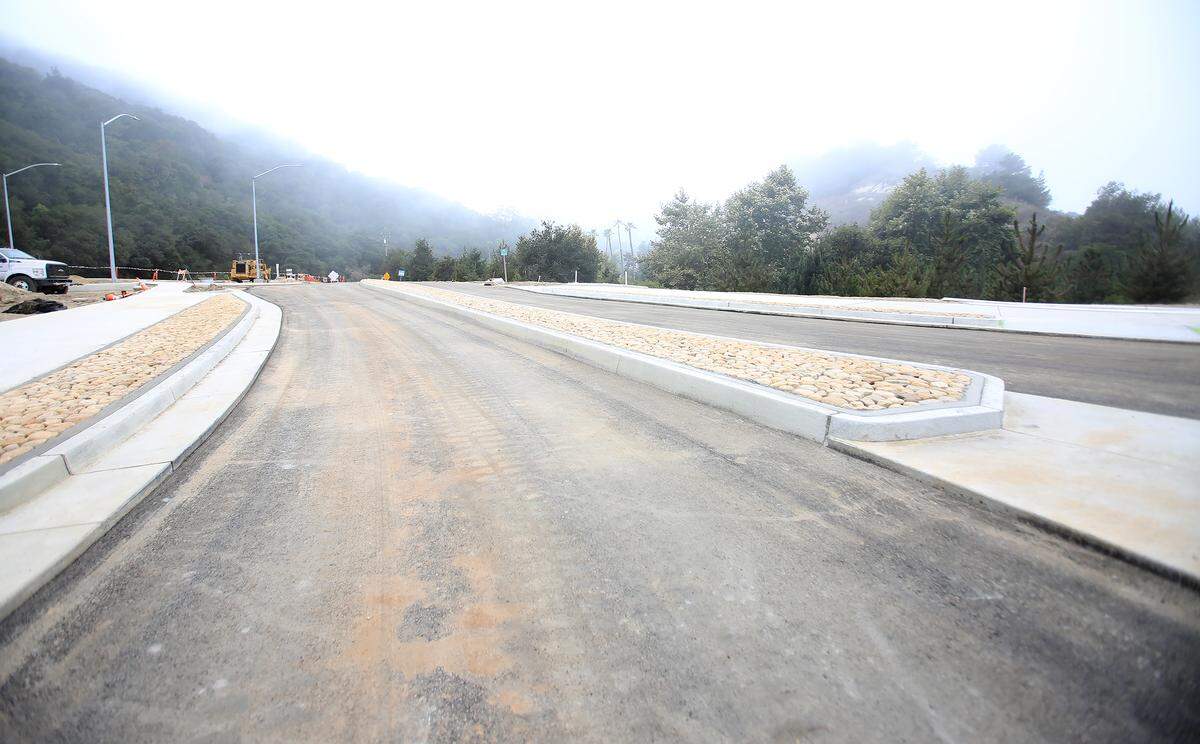 The Avila Beach Road roundabout is set to open Saturday, Sept. 27, 2025.