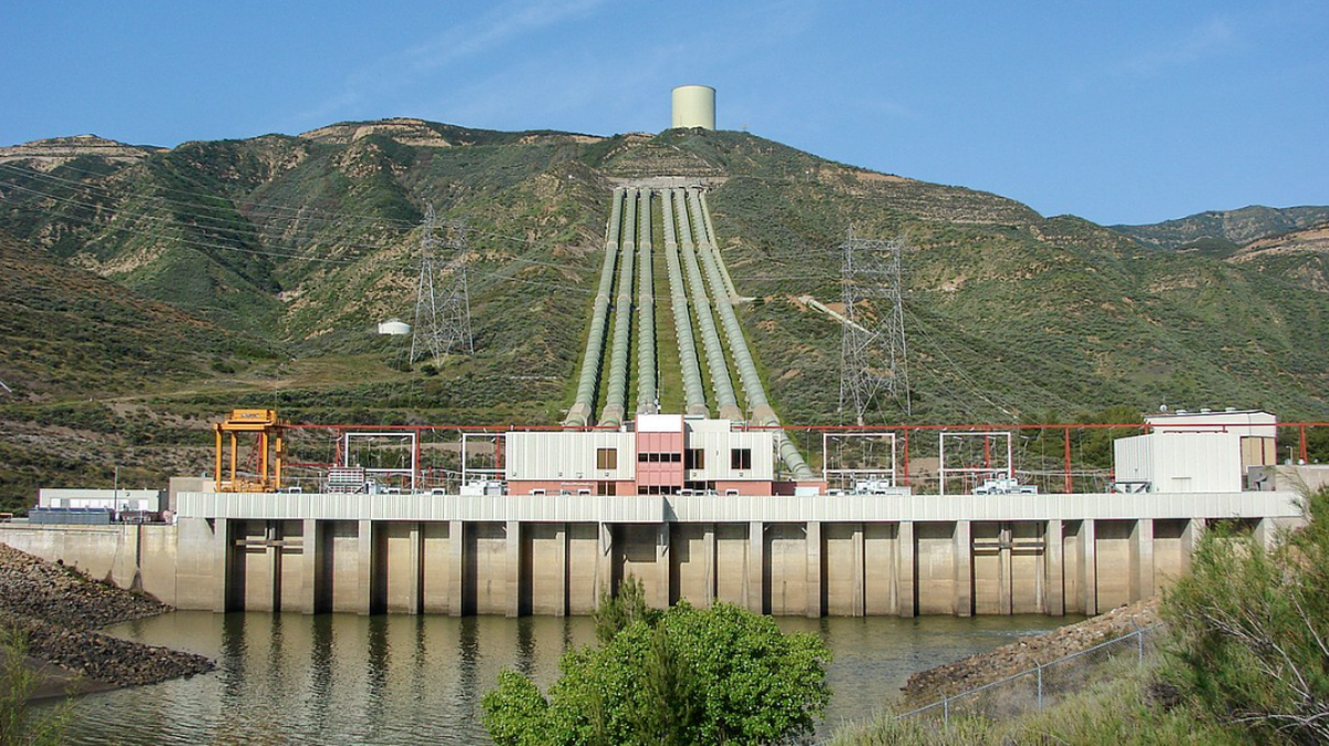 One of the most famous pumped storage projects is at Castaic Lake, north of Los Angeles.