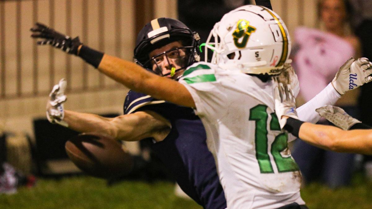 Mission Prep fell to St. Joseph 49-21 on Oct. 28, 2022, in the last game of the regular season, giving the Knights the Mountain League football championship.