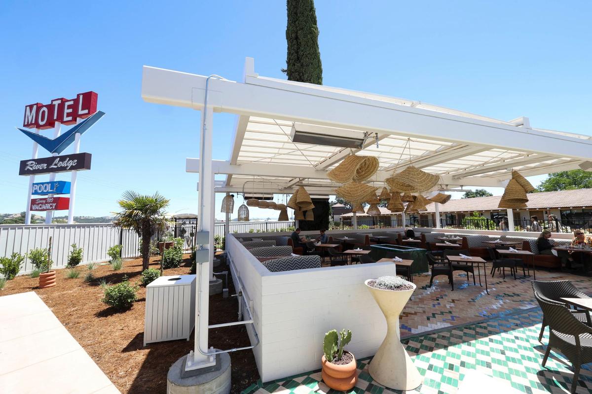 Ciao Papi restaurant has opened next to the pool at the River Lodge near the corner of Highway 101 and Highway 46. The Paso Robles property is a mid-century modern hotel built in 1947 but recently updated, as seen in these photos June 7, 2024.