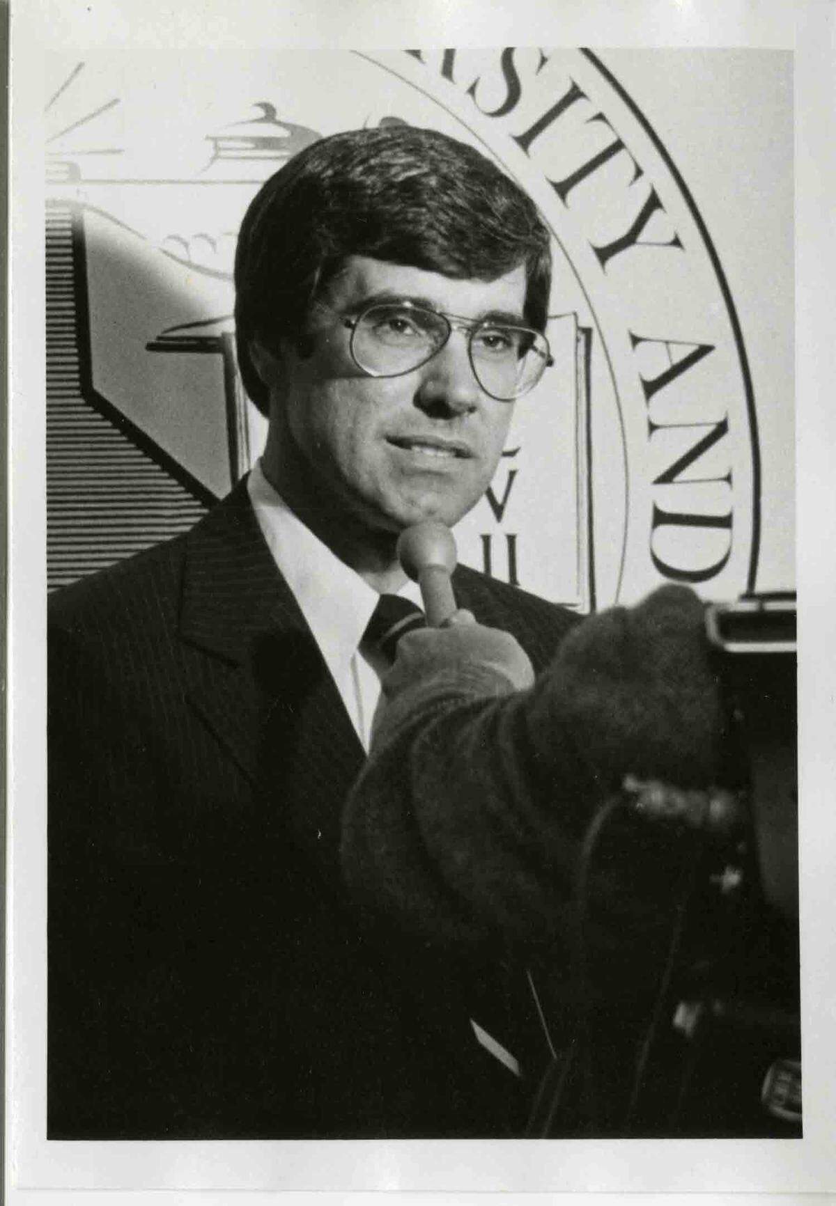 Cal Poly President Emeritus Warren J. Baker died Oct. 7, 2022, at age 84. Baker was named Cal Poly president on May 22, 1979. He was the youngest campus president in CSU history at the age of 40.