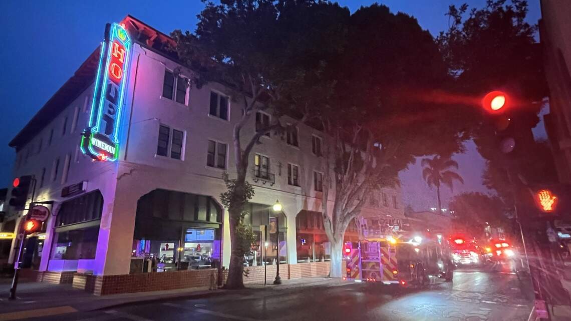 30 apartments evacuated after fire breaks out in downtown SLO building
