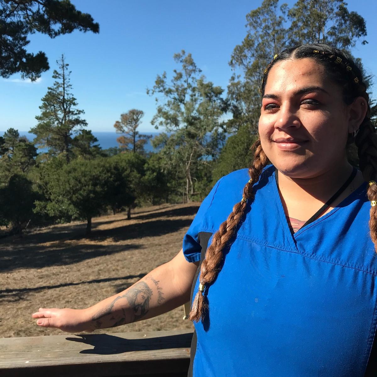 State-certified nursing assistant Brenda commuted regularly to Cambria for North County to caregive for her client Richard Tanner. Now, she’s caring for another Cambria client.