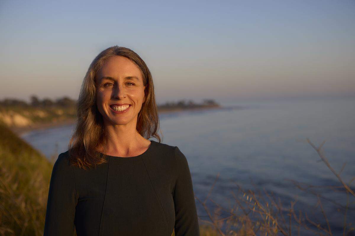 Democrat Sarah Bacon is a Santa Barbara resident and a former tech executive running to lead California’s 24th Congressional District.
