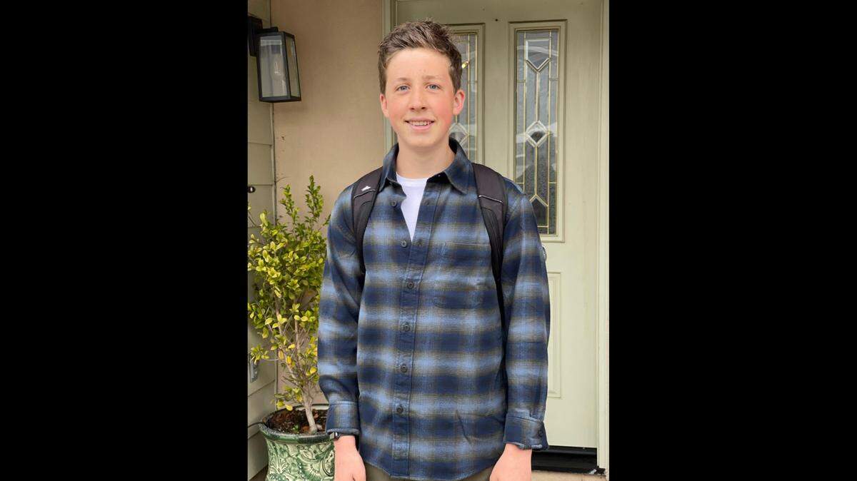 Morro Bay High sophomore Orion Rea poses for a picture. His review of the 2022 movie “All Quiet on the Western Front” was one of nine winners in the Student Review Contest sponsored by The Learning Network.