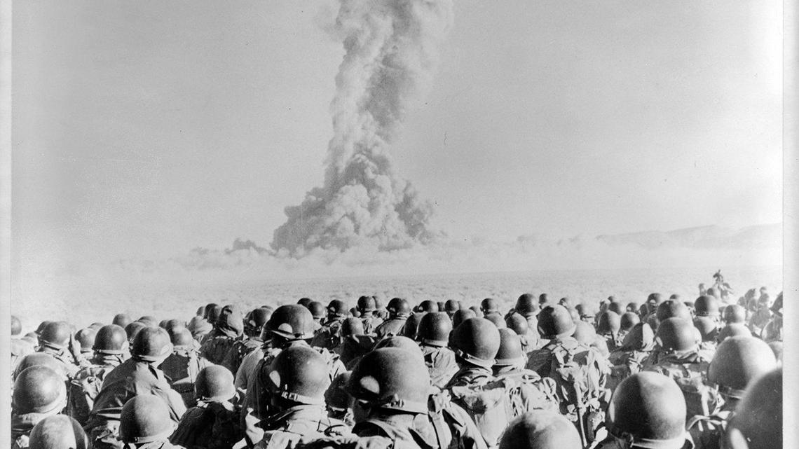 ‘Must be an A-bomb.’ Atomic test explosions lit up skies above Nevada in 1950s