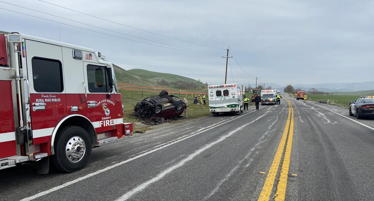 One person was killed and three others injured in a four-vehicle car crash on Highway 46 East near the Cholame “Y” on Monday, Jan. 31, 2022.