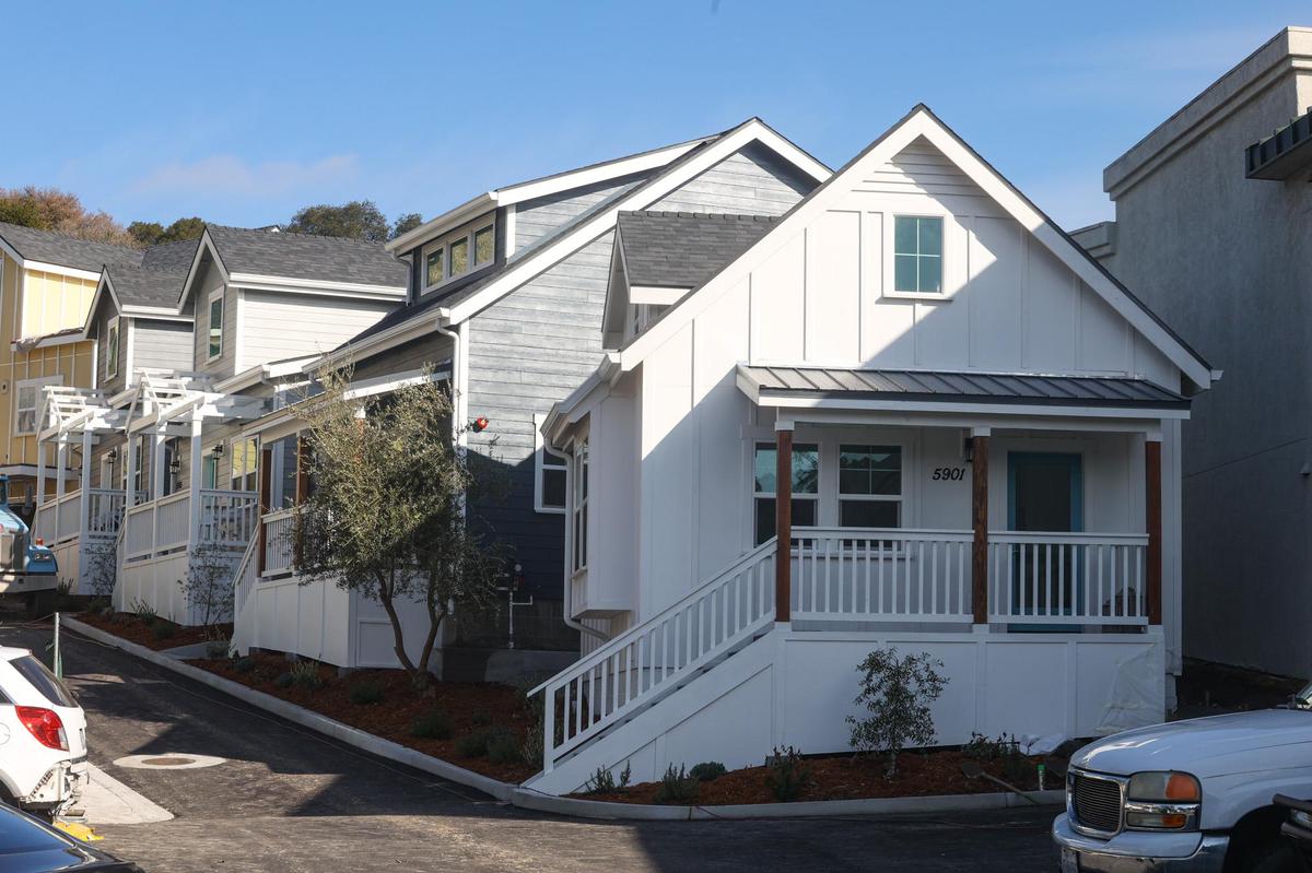 Grand Oaks Paseo is a new affordable housing community in Atascadero that features 25 homes under 1,000 feet on a parcel that shares outdoor green space.
