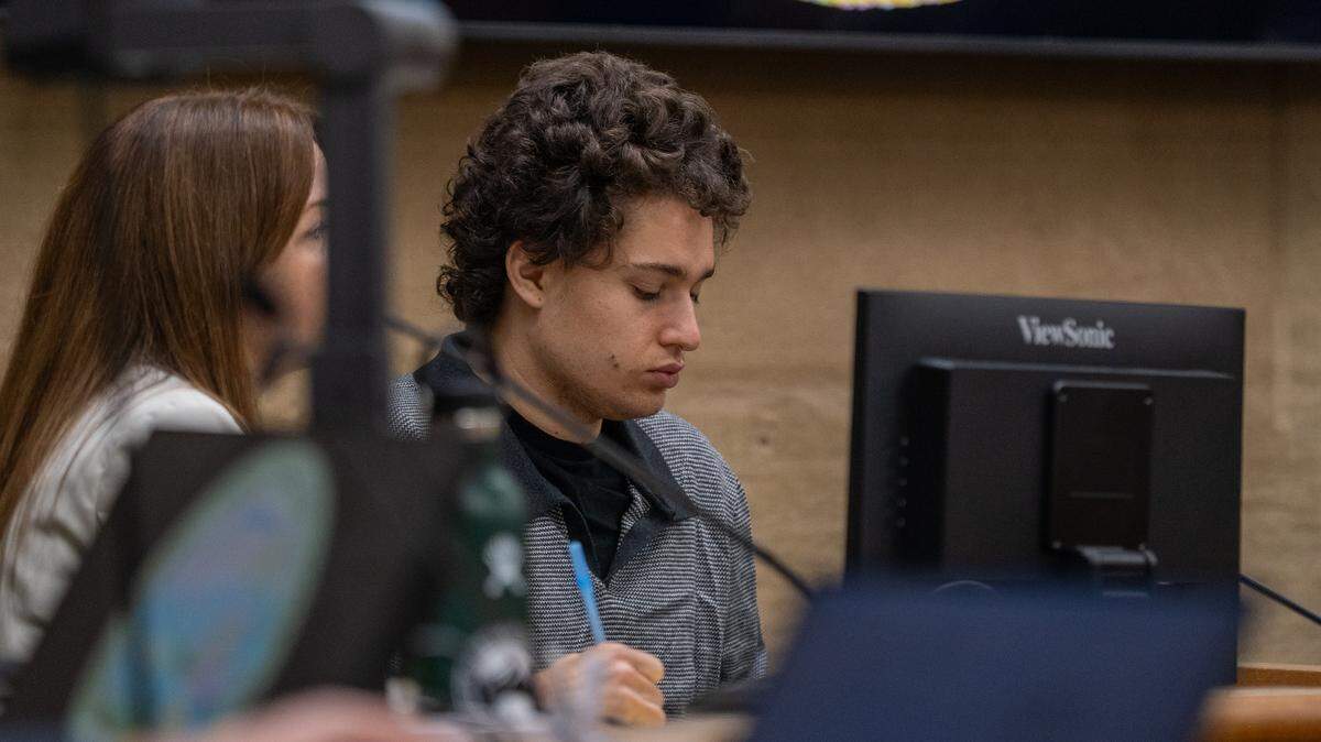 Tyler Stevens appears in court during his arraingment on Wednesday, March 18, 2026. Because Stevens has a new attorney, a trial is unlikely to begin until fall.
