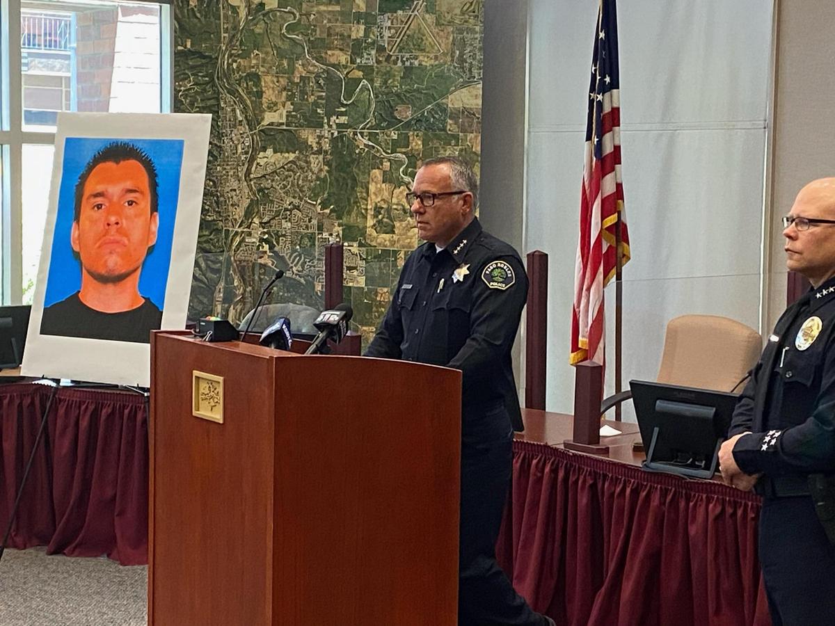 The Paso Robles Police Department held a news conference Tuesday regarding an early morning officer-involved shooting.
