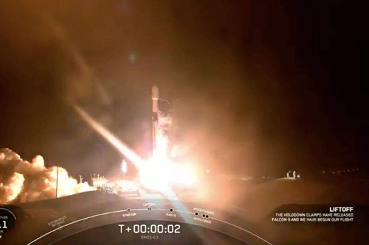 The Falcon 9 rocket lifts off Thursday, Dec. 29, 2022, from Vandenberg Space Force Base near Lompoc to deliver an Israeli satellite into orbit. It was the 61st launch of 2022 for SpaceX, with 13 of those occurring from Vandenberg. The base saw 19 launches of rockets and missiles in 2022.