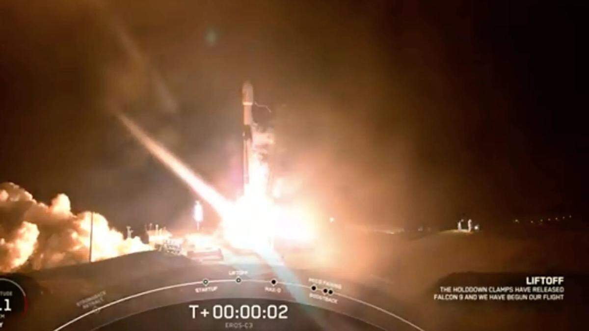 The Falcon 9 rocket lifts off Thursday, Dec. 29, 2022, from Vandenberg Space Force Base near Lompoc to deliver an Israeli satellite into orbit. It was the 61st launch of 2022 for SpaceX, with 13 of those occurring from Vandenberg. The base saw 19 launches of rockets and missiles in 2022.