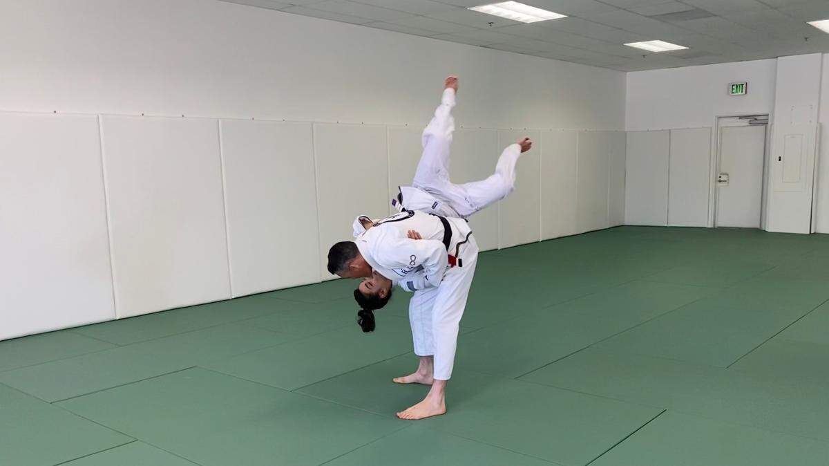 Retired Sergeants Melanie Franco and Eric Franco practice Brazilian jiu-jitsu at their new academy, Vritus Brazilian Jiu Jistu in Paso Robles.