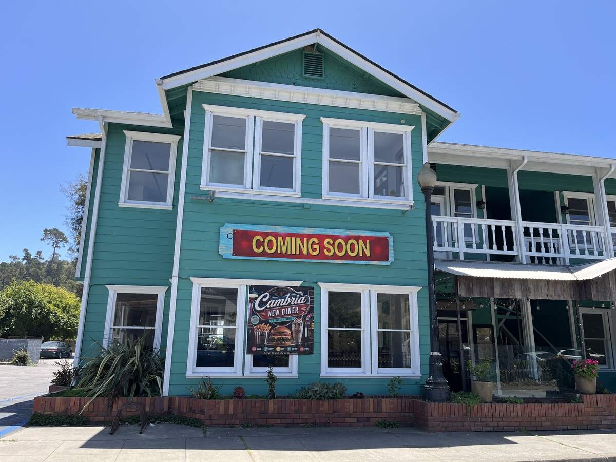 Cambria New Diner, a 1950s themed restaurant, is set to open at 4090 Burton Drive and Center Street in July 2026. The corner is seen here on June 16, 2026.