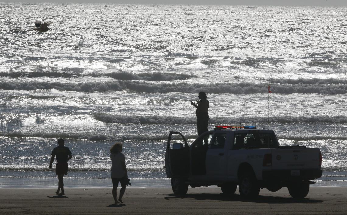 Rangers and lifeguards were called to a report of a swimmer in distress at the Oceano Dunes in July 2019. 