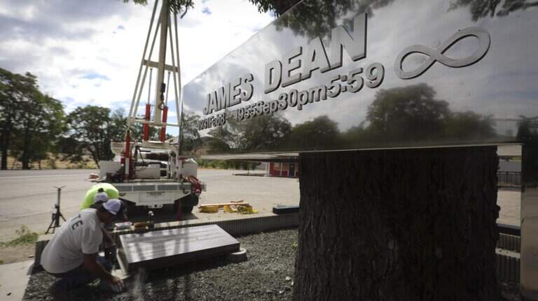 SLO County James Dean memorial refurbished for 70th anniversary of actor’s death