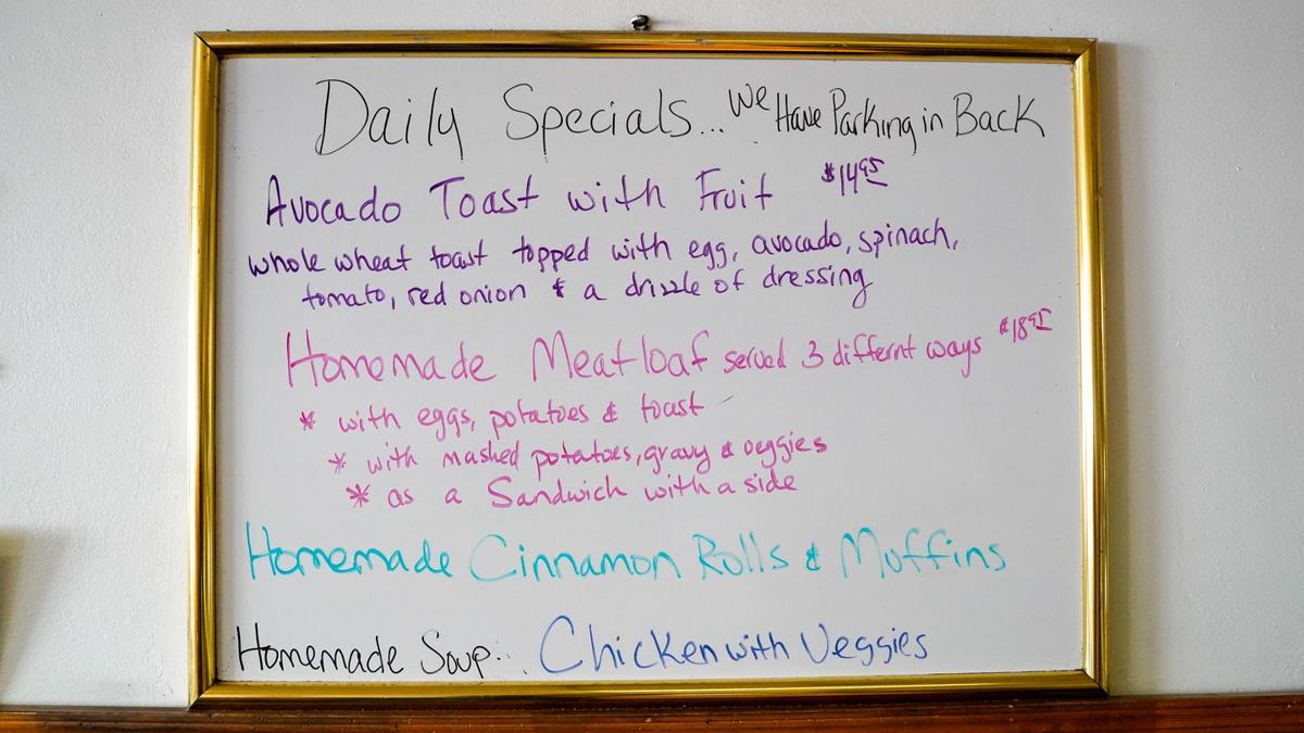 The Village Cafe has been in service in Arroyo Grande since 1968 but has been struggling to keep up with the rising cost of eggs and other breakfast essentials in recent months Wednesday, Feb. 5, 2025. Owner Tammi Price said it’s unclear whether the business can survive under the economic pressure.