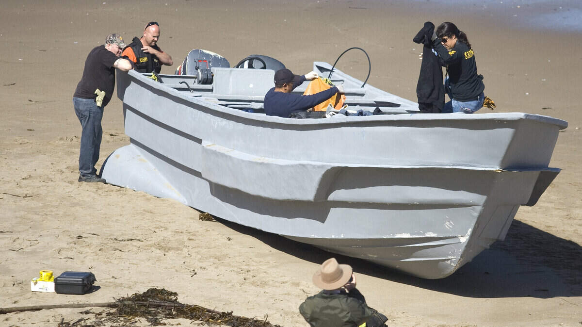 The approximately 35-foot-long panga boat had two outboard motors of 115 horsepower each. 