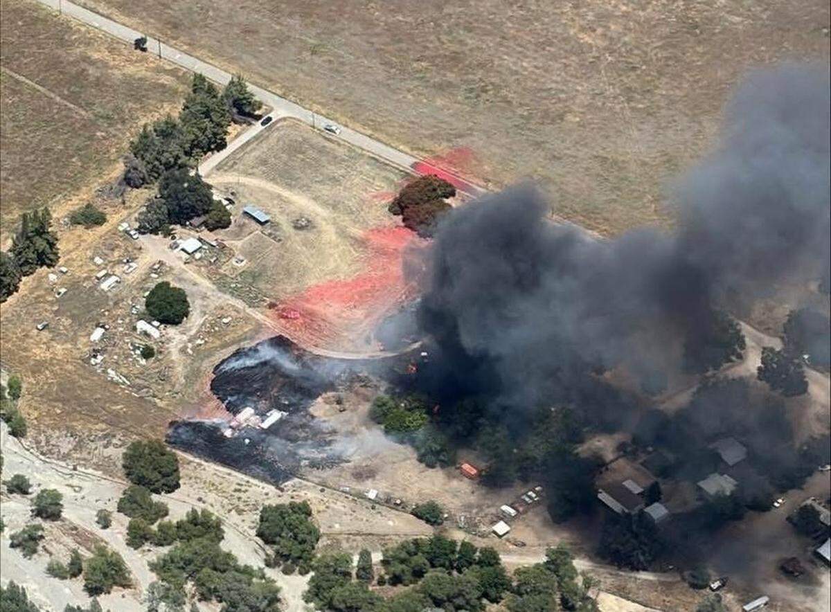 On May 31, 2026, a 3.9-acre fire threatened a rural home in Parkfield. Neighbors worked to put out the flames before Cal Fire arrived.