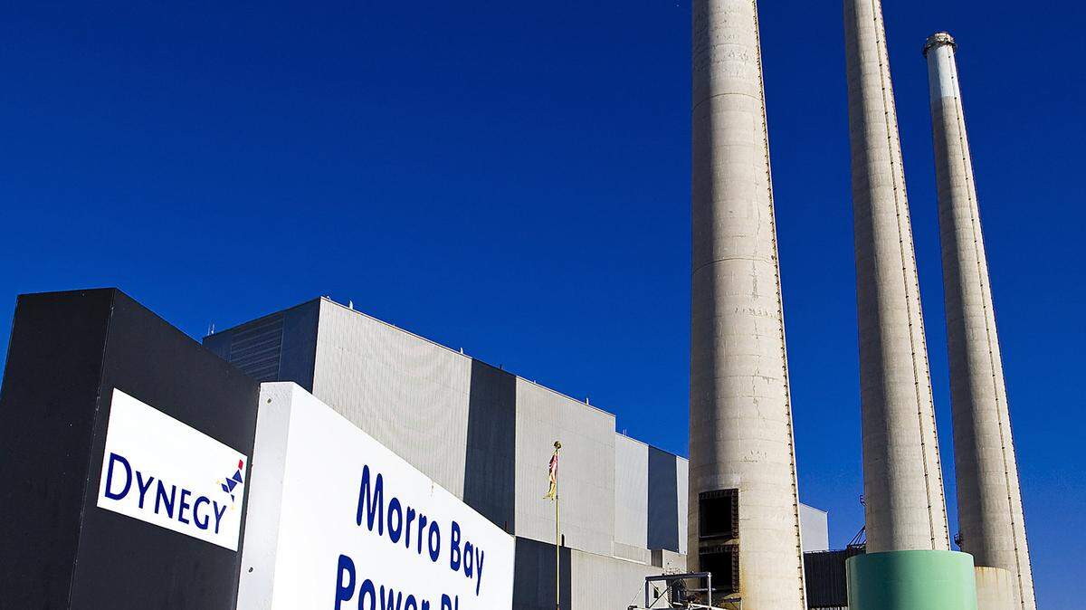 The Morro Bay Power Plant.