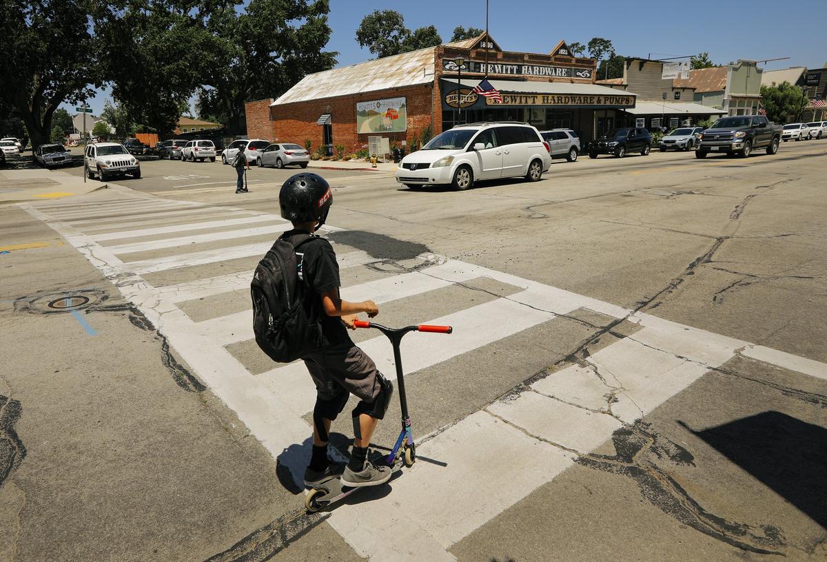 Main Street in Templeton is slated for repaving using SB 1 gas tax money.