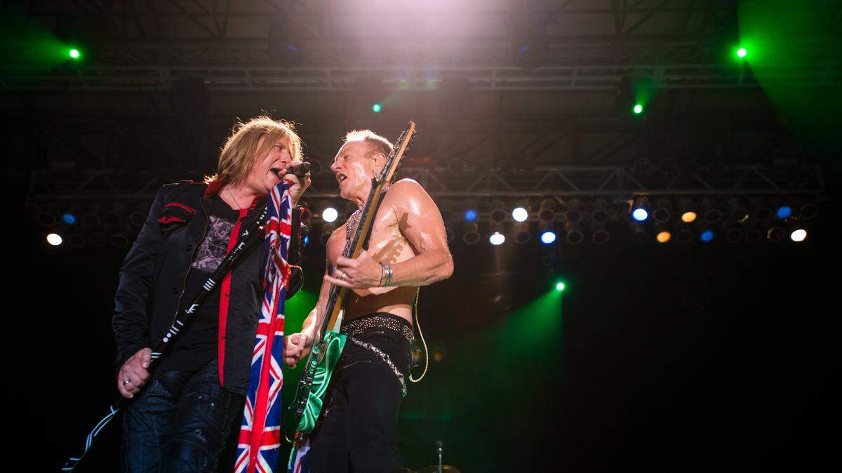 Rock band Def Leppard performs Monday at the California Mid-State Fair in Paso Robles.