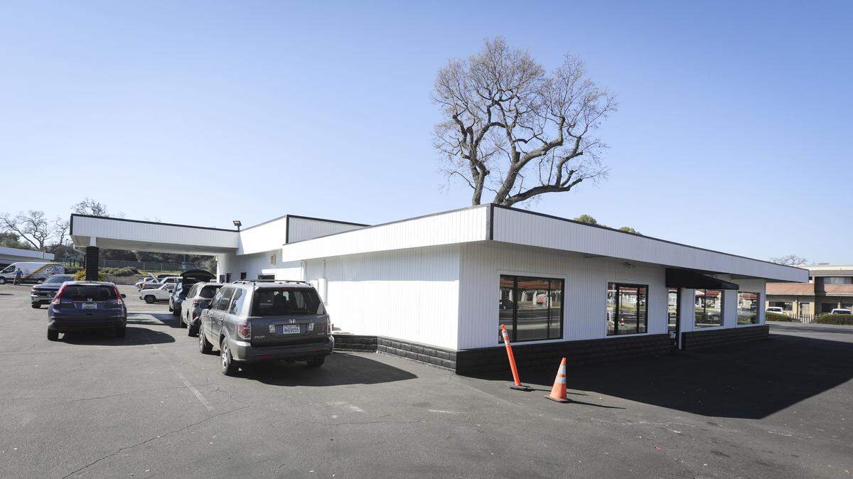 The ALF Food Pantry in Atascadero plans to move into the former Ted Miles Motors building this summer, seen here on Feb. 4, 2026.