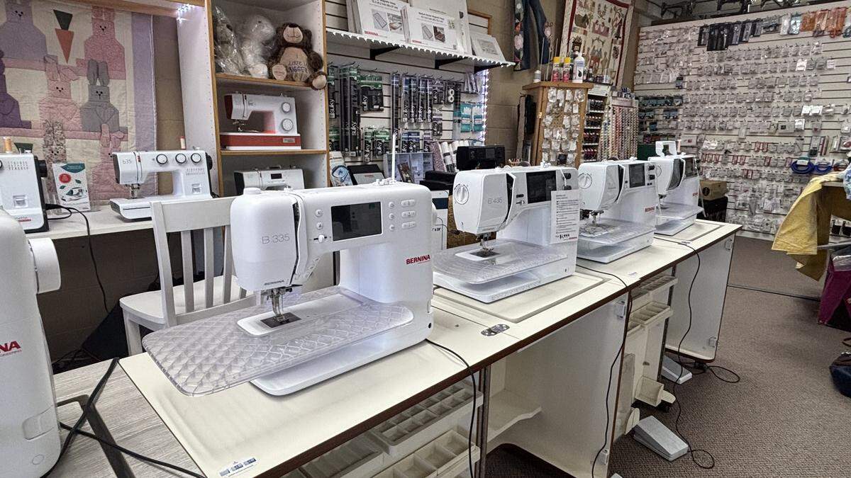 A range of sewing machines are available for sale at Atascadero Sewing and Vacuum, with lessons accompanying their purchase.