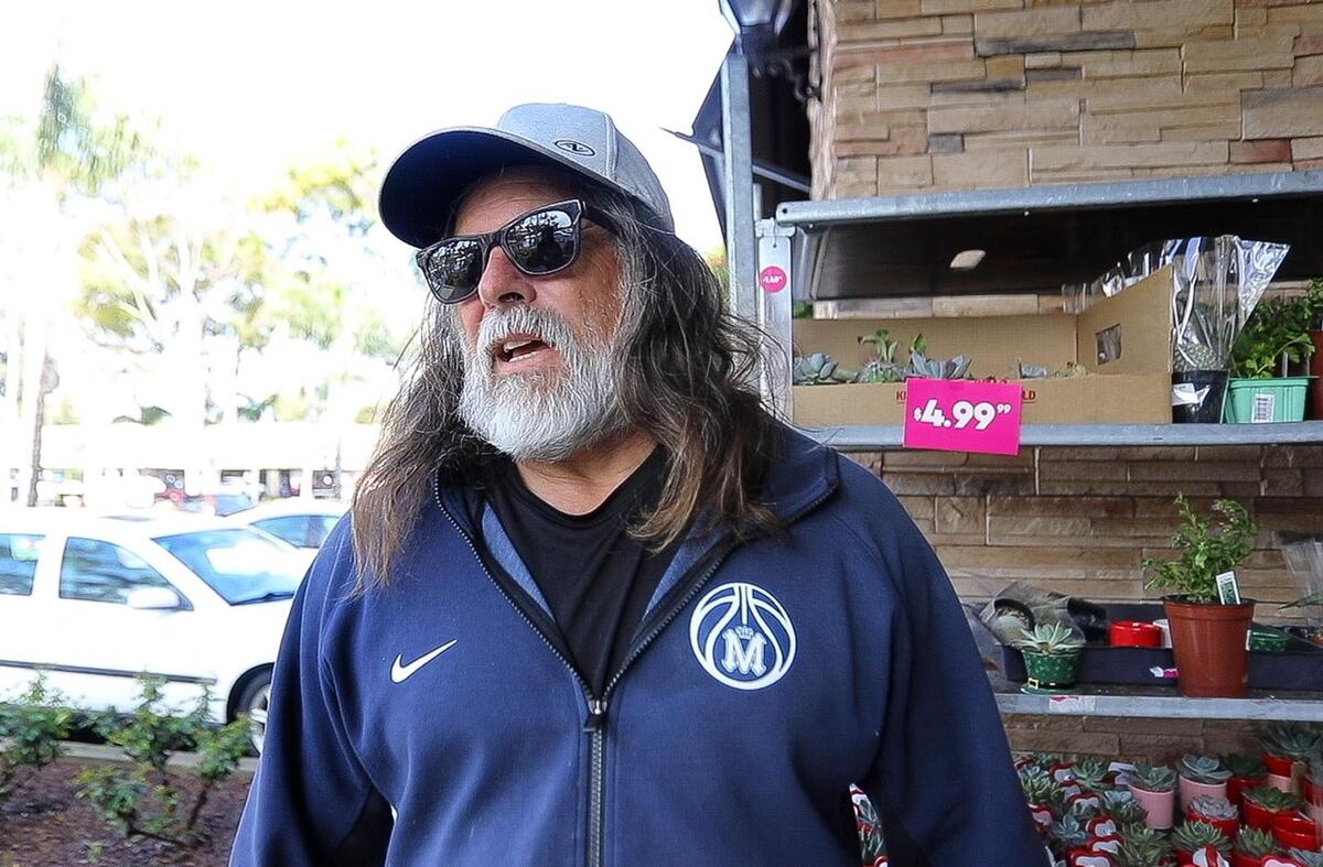 David Bartholomew laments the closing of the 99 Cents Only Store in San Luis Obispo on April 5, 2024.
