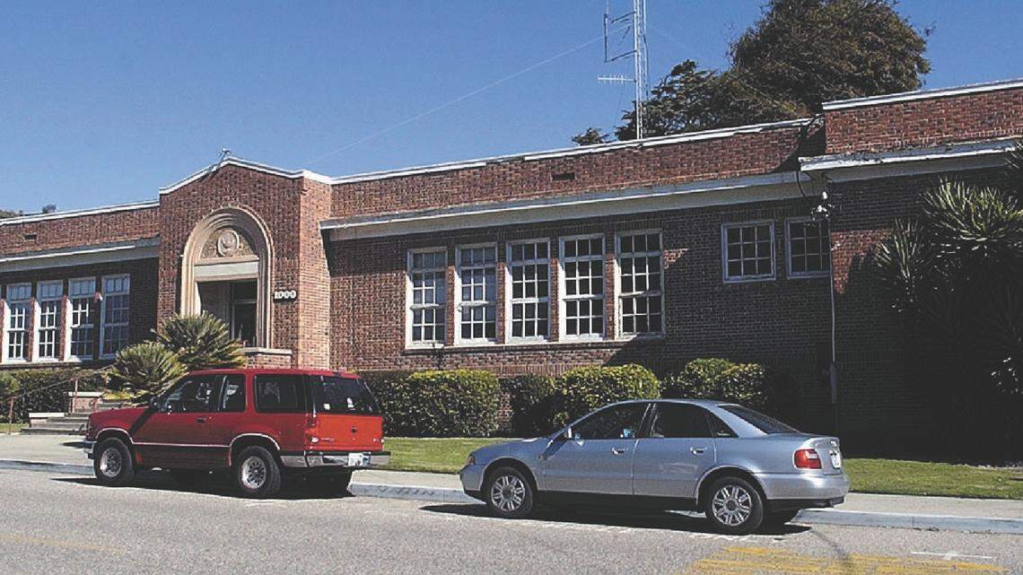 The old Pismo Beach city hall building on Bello Street was originally an elementary school, built in the 1920s.