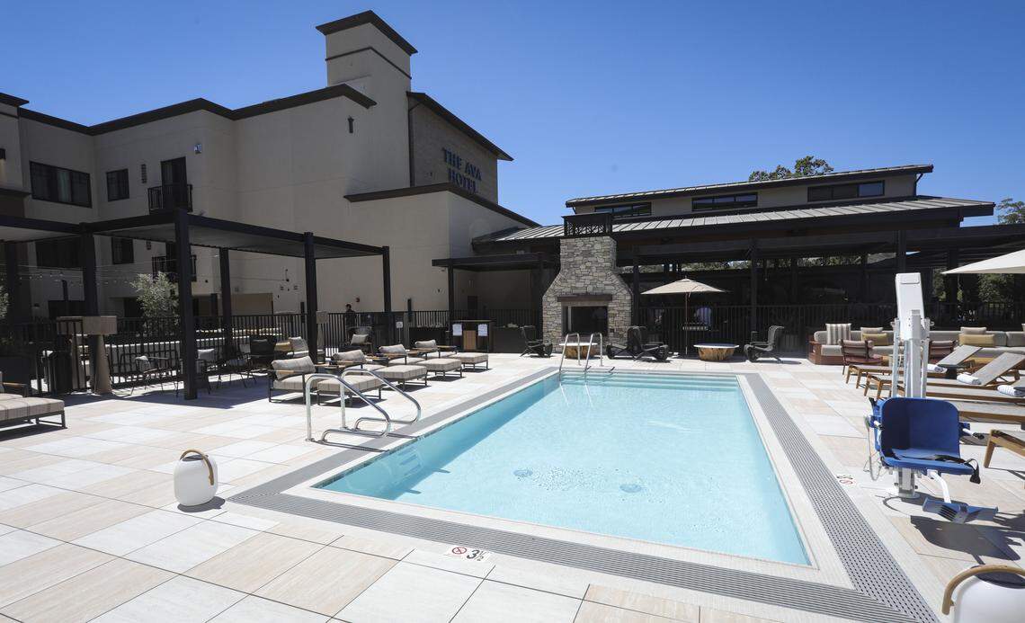 Ava Hotel in Paso Robles had a ribbon cutting rooftop bar and saltwater pool seen here on Aug. 20, 2025.