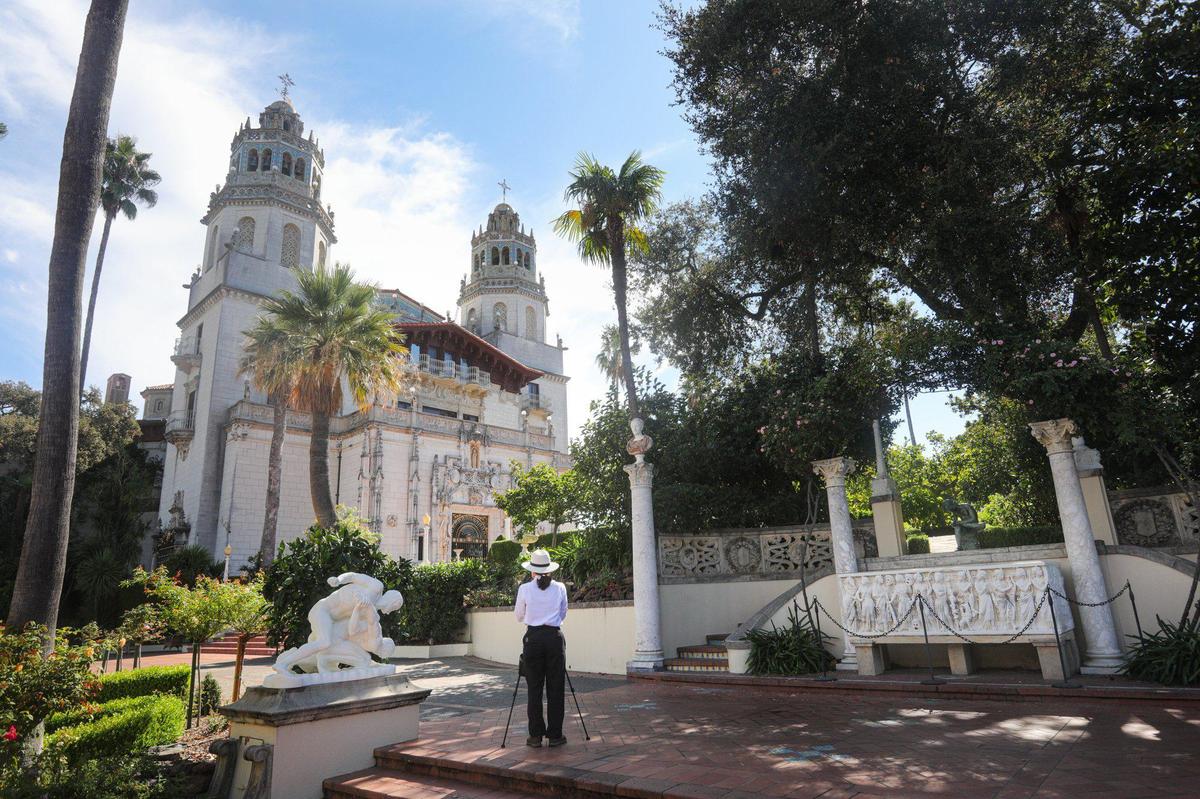 During the COVID-19 closure, Hearst Castle tour guides conducted virtual tours of the San Simeon estate for school groups and other organizations. This third-grade art and architecture tour includes prompts from guide Tracy Kosinski, lessons on what is found on the grounds, history and answers to questions from students.