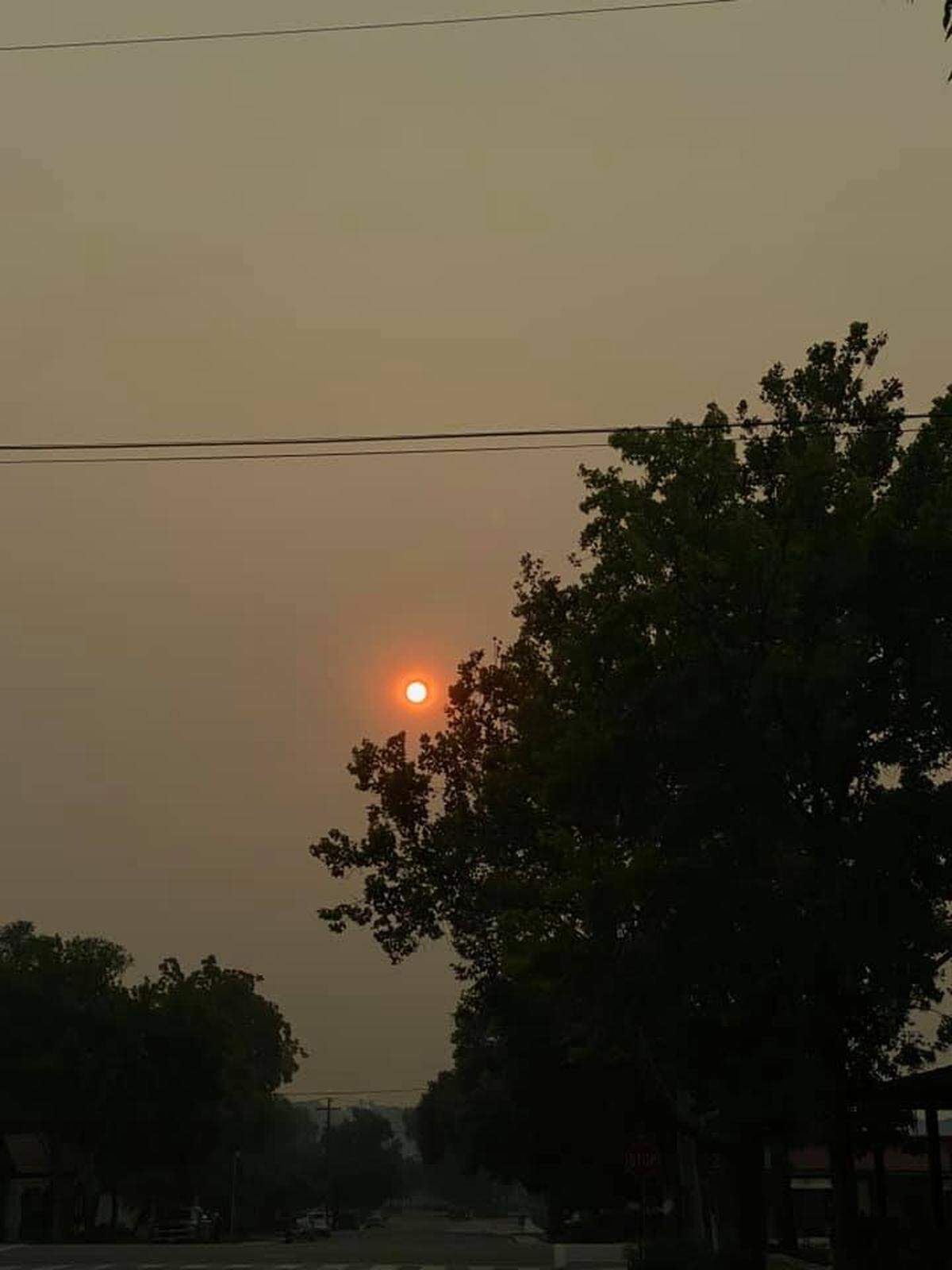 View at 7 a.m. on Wednesday, Aug. 19, 2020, in Paso Robles.