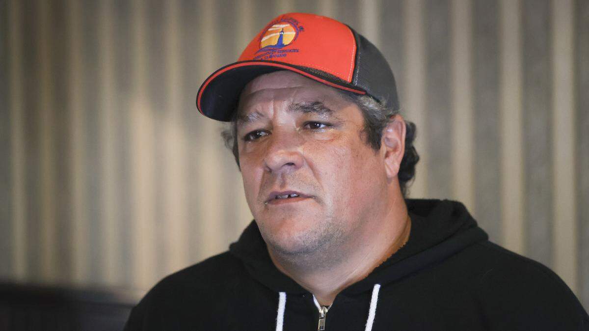 Guy Gonzales has an Arroyo Grande cleaning business that has evolved to specialize in crisis work like crime scenes and elder care, he seen here on Oct. 7, 2025.