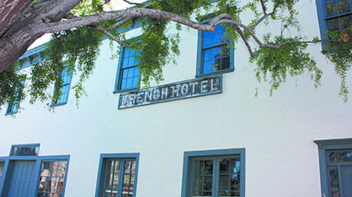 The French Hotel in Monterey where Treasure Island author Robert Louis Stevenson stayed in 1879.
