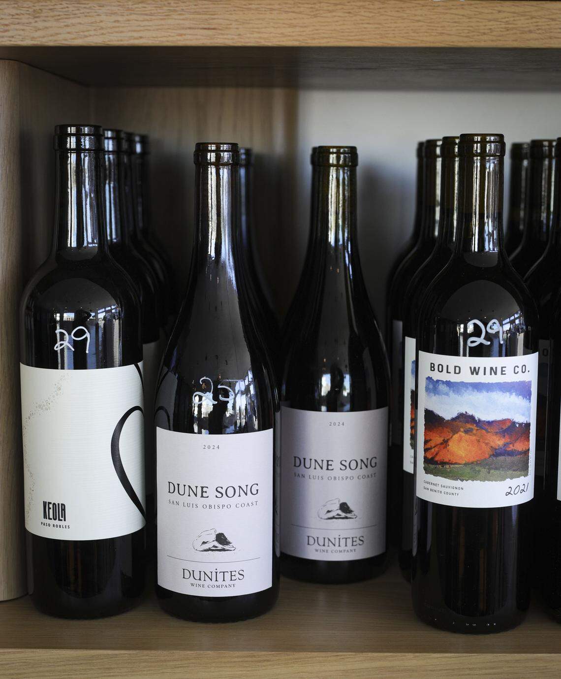 Amy Monroe is owner of Coastwine in Morro Bay a wine bar focusing on a mix of affordable local and international labels. Seen here on Oct. 28, 2025.