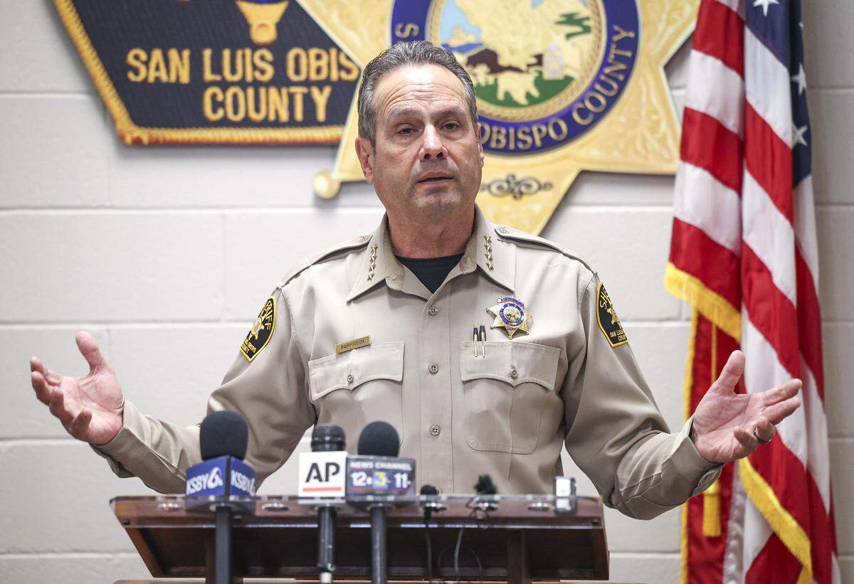 San Luis Obispo County Sheriff Ian Parkinson held a press conference to update the community on search warrant related to the murder of Kristin Smart on May 8, 2026. He said the current search will continue until they are satisfied all leads have been investigated. Authorities have searched the Arroyo Grande home and grounds of Susan Flores for three days. She is the mother of convicted murderer Paul Flores.
