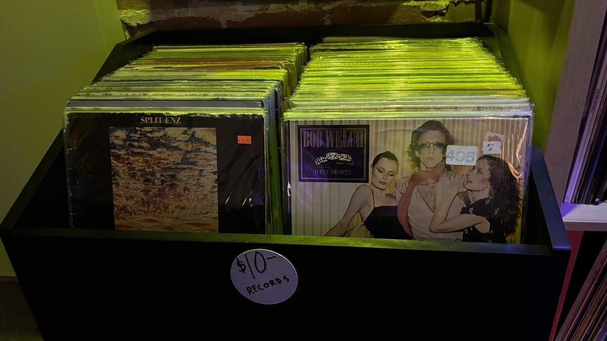 Jan’s Place sells records for $10 a pop and is open four days a week in its new Paso Robles location, seen here on June 29, 2026.