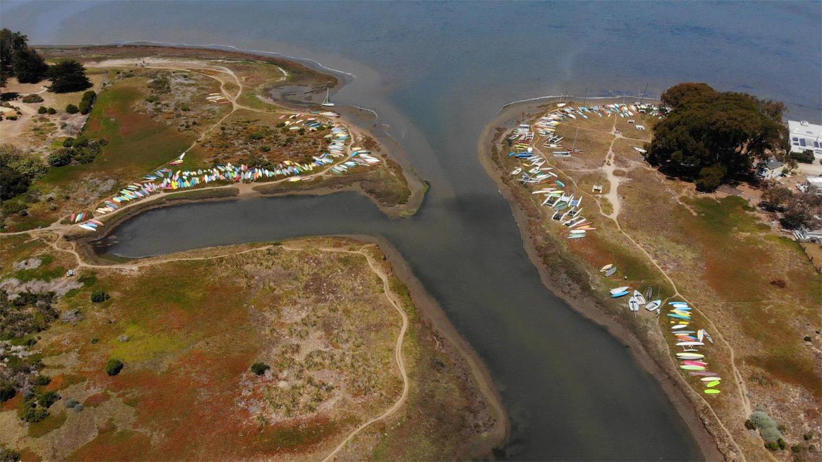 A nonprofit organization bought Cuesta Inlet on behalf of the community on Dec. 5, 2025. The 13-acre property includes a man-carved inlet at the edge of the Morro Bay estuary, seen here on June 13, 2025.