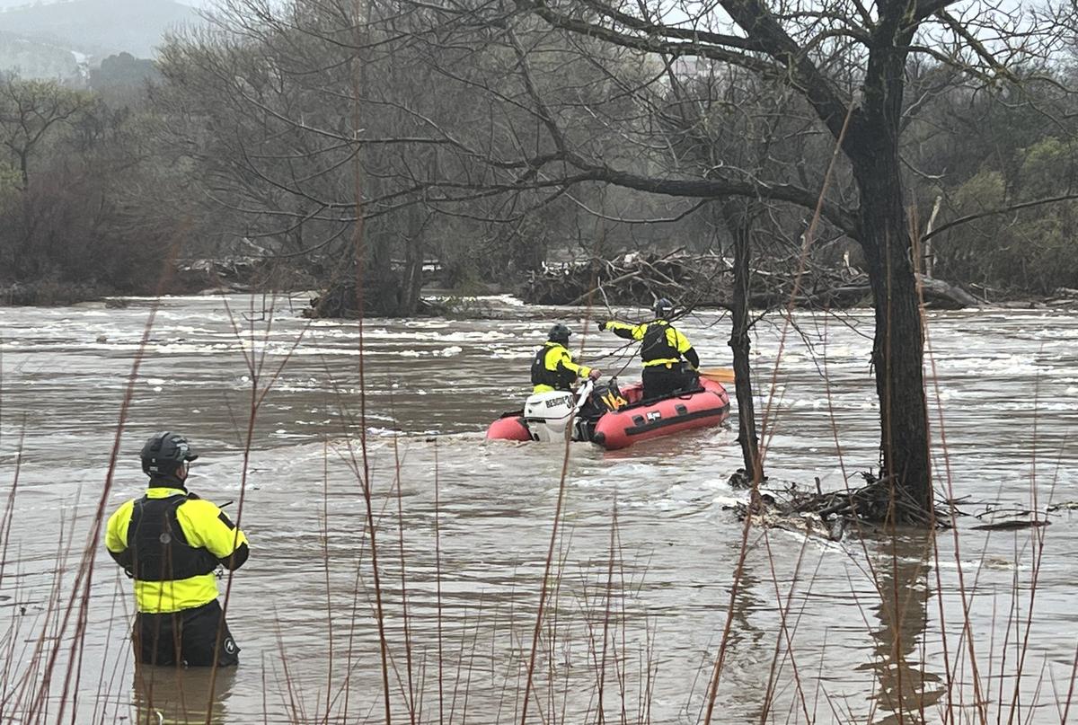 Urban Search and Rescue teams assisted Paso Robles Fire and Emergency Services with a water rescue in the Salinas River on March 10, 2023. 
