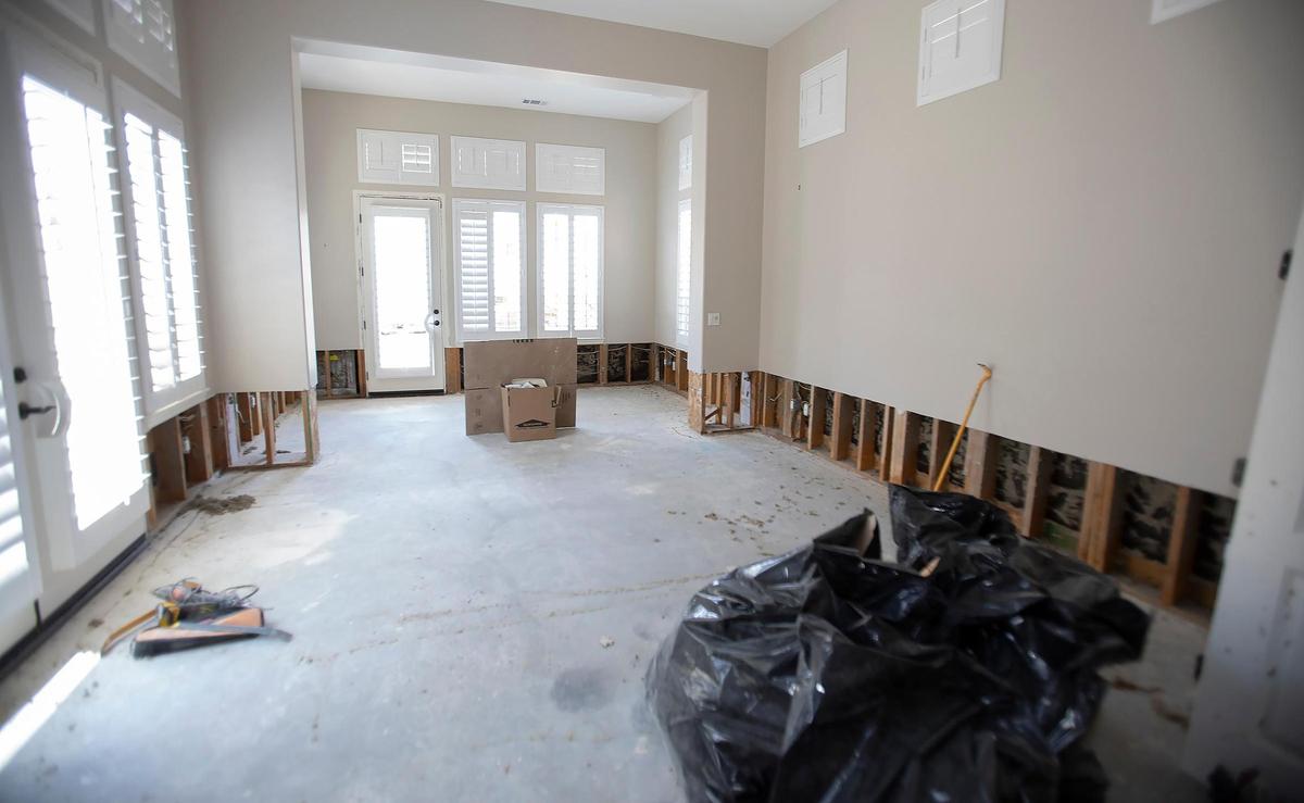 A failed water manifold flooded Don Smith’s Trilogy at Monarch Dunes home, requiring $200,000 and $300,000 of renovation work.