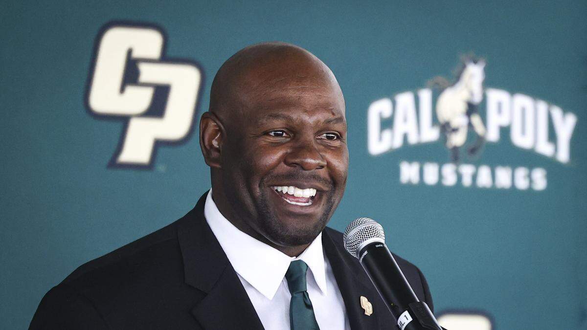 Cal Poly introduced new football head coach Tim Skipper on Dec. 8, 2025.